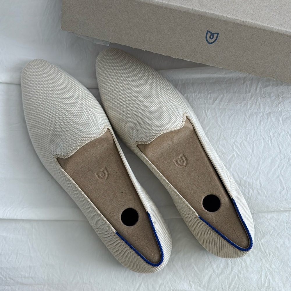 Rothy’s Vanilla Bean loafers